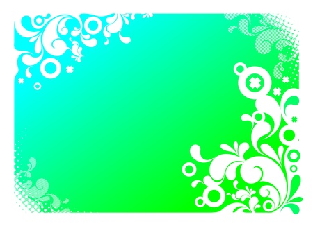 Abstract vector green backgroundのイラスト素材