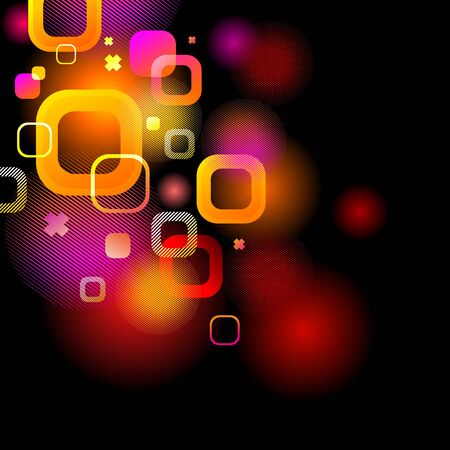 Abstract vector colorful illustrationのイラスト素材
