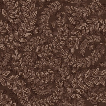 Decorative floral seamless pattern - vector backgroundのイラスト素材