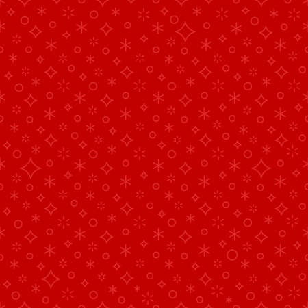 Christmas red seamless background. Holiday pattern. Vector illustration.のイラスト素材