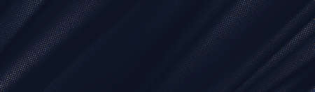 Luxury background with dark fabric folds with golden halftone. vector illustration.のイラスト素材