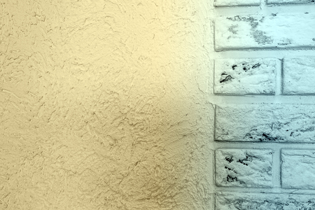 pattern plaster yellow brownの写真素材
