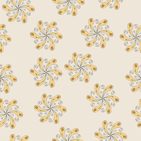 Ornamental seamless pattern abstract background.のイラスト素材