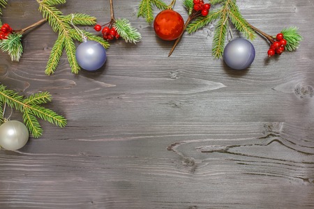 Christmas background for festive decoration and text - Merry Happy New Yearの写真素材