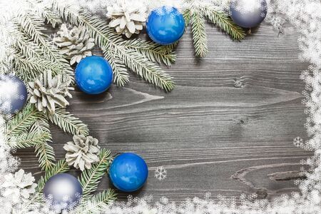 Christmas background for festive decoration and text - Merry Happy New Yearの写真素材