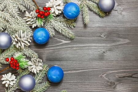 Christmas background for festive decoration and text - Merry Happy New Yearの写真素材