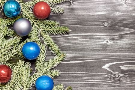 Christmas background for festive decoration and text - Merry Happy New Yearの写真素材