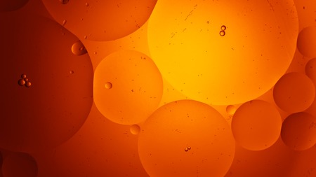 Abstract background of oil mixed with waterの写真素材