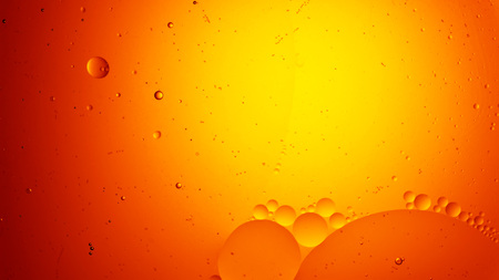 Abstract background of oil mixed with waterの写真素材