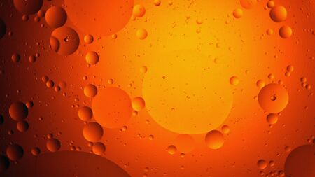 Abstract background of oil mixed with waterの写真素材