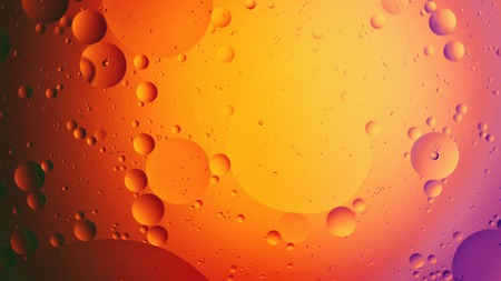 Abstract background of oil mixed with water