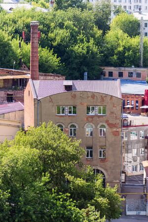 Nizhny Novgorod, Russia - 12 august 2017. Old buildings in Nizhny Novgorodのeditorial素材