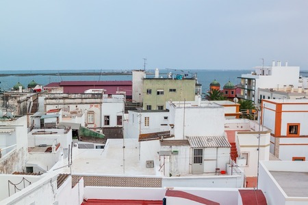 Olhao an ancient fishing city of cubism. Portugalの写真素材