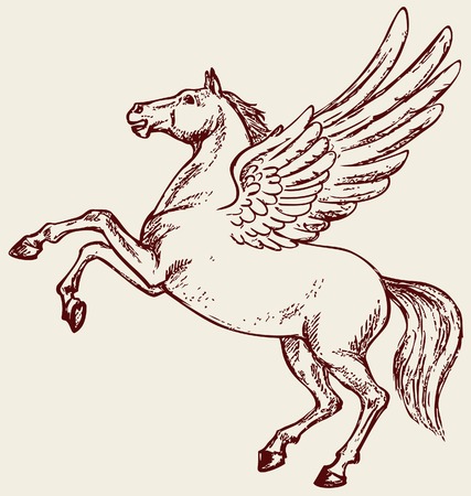 pegasusのイラスト素材
