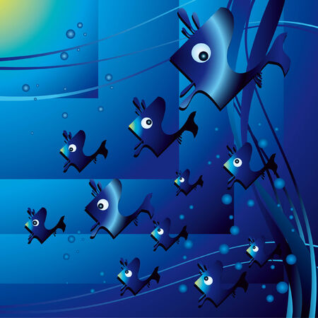 aguariumのイラスト素材