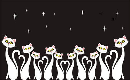 Night chorusのイラスト素材