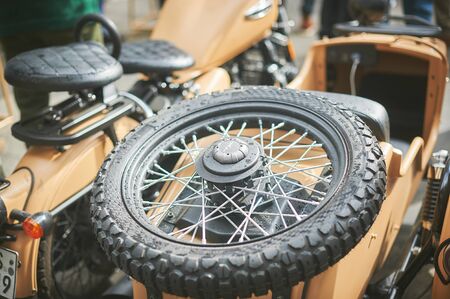 Tbilisi / Georgia September 29, 2019 - The Distinguished Gentlemanâs Ride unites classic and vintage style motorcycle riders to raise funds and awareness for prostate cancer research and menâs mental health.のeditorial素材