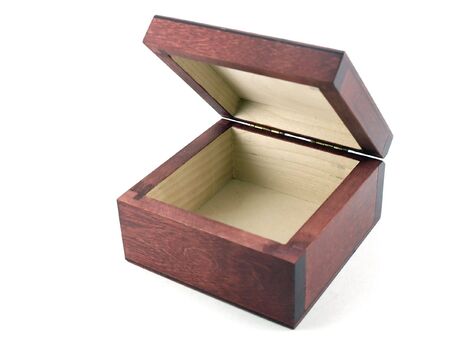 Open small casketの写真素材