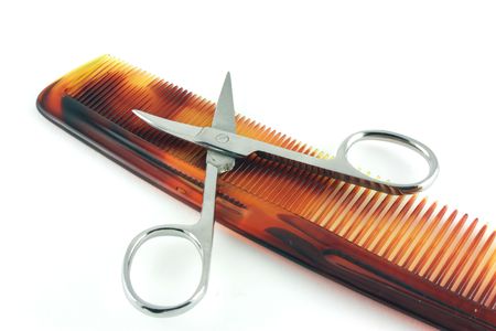 Comb and scissors