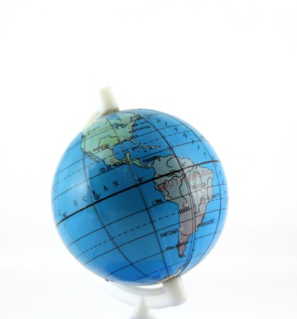 Small globeの写真素材