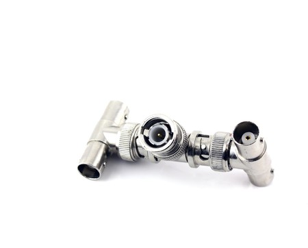 T-branch boxes for network cableの写真素材