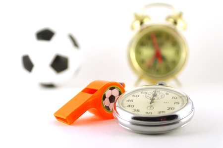 Concept image: time for football. Shallow DOF