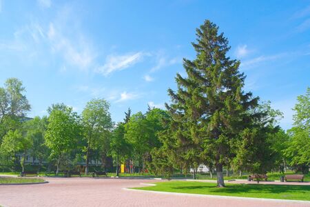 View on quay of river Volga in the city Samaraの写真素材