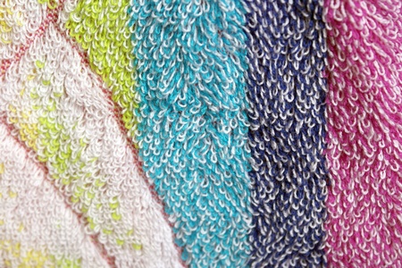 Abstract background. Color towel macro texture. の写真素材