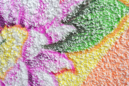 Color towel macro texture. Abstract backgroundの写真素材