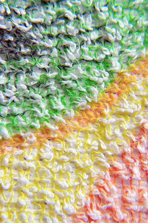Color towel macro texture. Abstract backgroundの写真素材