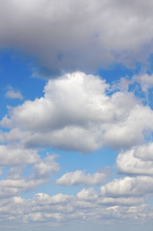 Beautiful blue sky with cloudsの写真素材