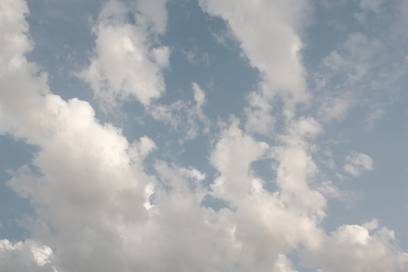 Beautiful morning sky in pastel coloursの写真素材