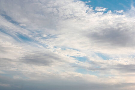 Beautiful blue sky with cloudsの写真素材