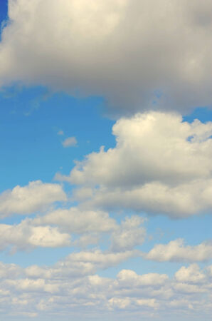 Beautiful blue sky with cloudsの写真素材