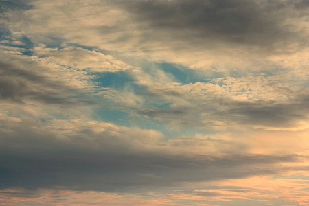 Beautiful blue sky with cloudsの写真素材