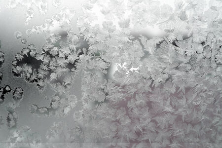 Abstract texture, pattern frost on the windowの写真素材