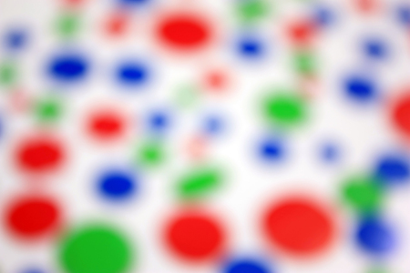 Abstract background. Color bokeh hexagon and circle shapeの写真素材
