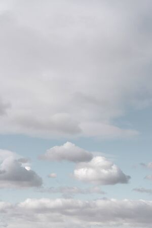 Beautiful morning sky in pastel coloursの写真素材