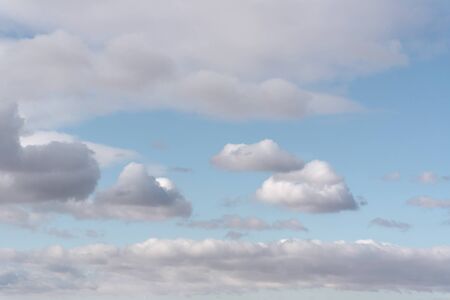 Beautiful morning sky in pastel colours