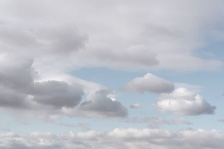 Beautiful morning sky in pastel coloursの写真素材