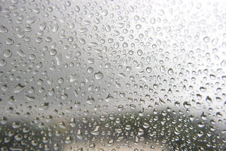 Drops of rain on the windowの写真素材