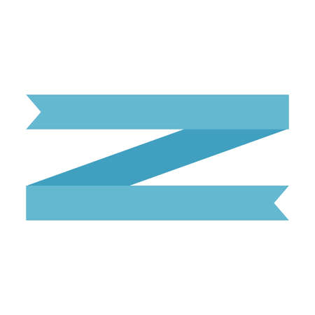 Retro blue ribbon, great design for any purposes. Frame template. Vintage, retro design. Vector illustration. stock image.のイラスト素材