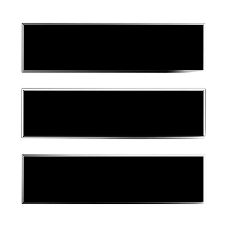 Brush rectangles frames. Ink paint brush stain. Vector illustration. stock image.のイラスト素材