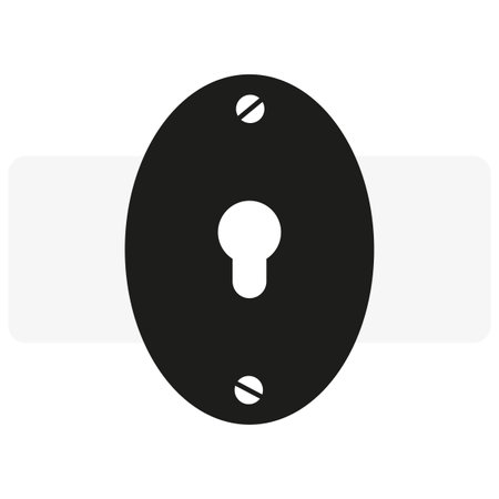 Keyhole icon. Padlock, lock. Vector illustration.のイラスト素材