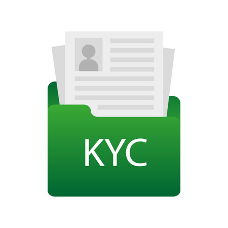 Green folder personal. Document symbol. Vector illustration.のイラスト素材
