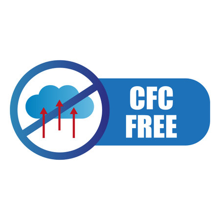 Icon with cfc free. Design element. Vector illustration.のイラスト素材