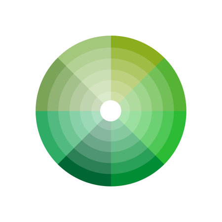 round color palette. Gradient color. Vector illustration.のイラスト素材