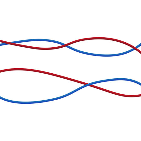 Wires, great design for any purposes. Electricity equipment. Vector illustration.のイラスト素材