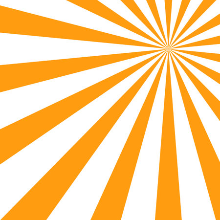 sun rays with white and orange color. Vector illustration. stock image.のイラスト素材