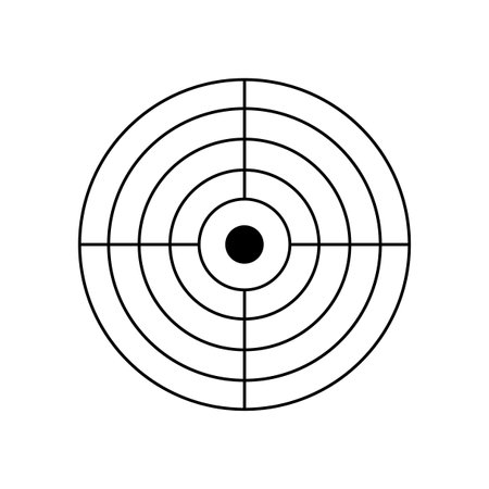 Target icon. Vector illustration. EPS 10.のイラスト素材